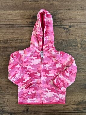 Garanimals Toddler Full Zip Hoodie ‘Pink Camo’ (size 3T)